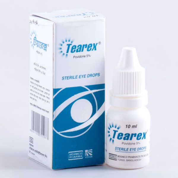 Tearex Eye Drops, 18495, Povidone