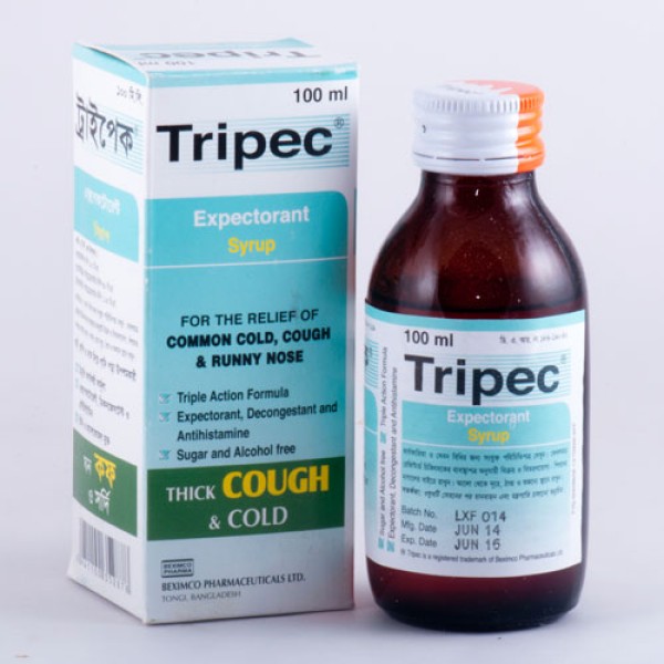 Tripec syrup in Bangladesh,Tripec syrup price , usage of Tripec syrup