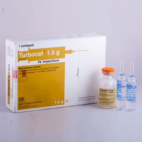 Turbocef 1.5 gm IV, 13459, Cefuroxime