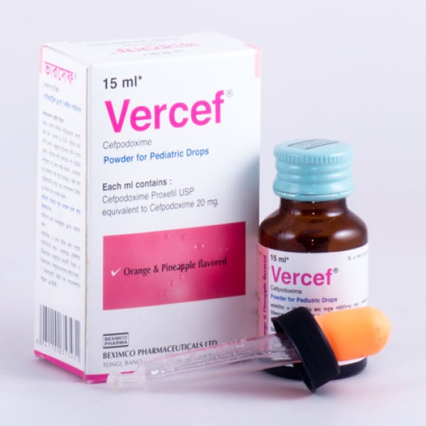 Vercef Powedr For Pediatric Drops, 12768, Cefpodoxime