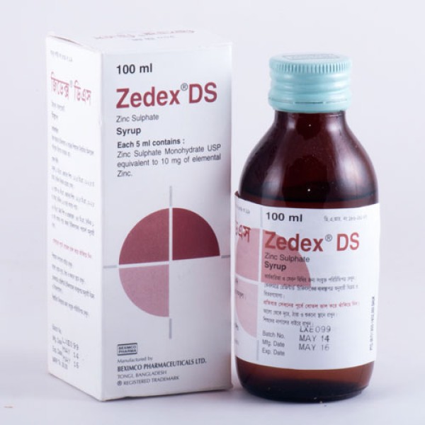 Zedex DS Srup 100ml, 23983, Zinc