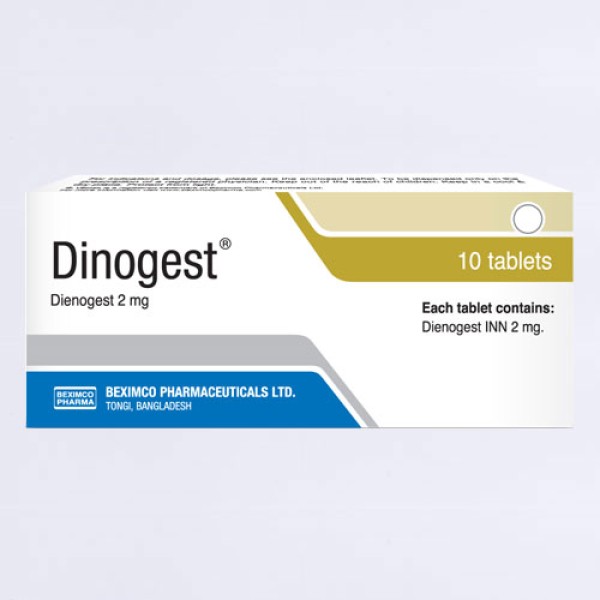 Dinogest 2 mg Tablet, ,