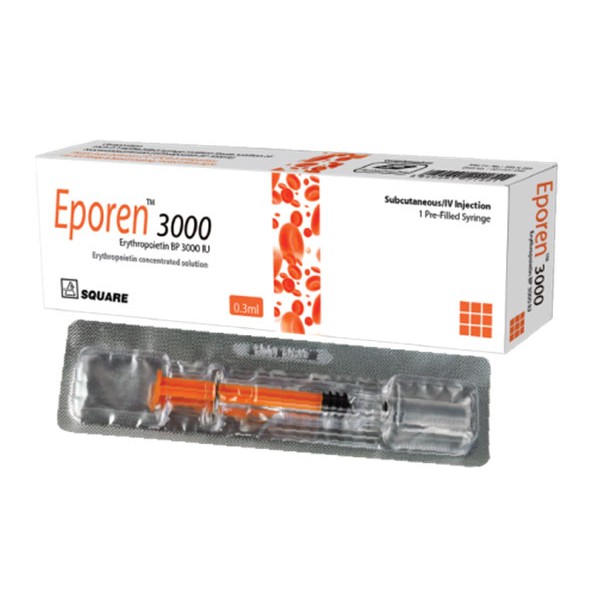 Eporen 3000 IU in Bangladesh,Eporen 3000 IU price , usage of Eporen 3000 IU