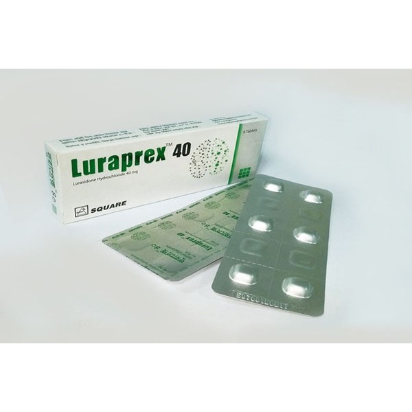 Luraprex 40 mg Tablet, Lurasidone, All Medicine