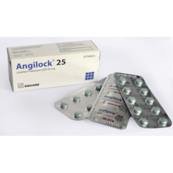 Angilock (Tab) 25mg, Losartan Potassium, All Medicine
