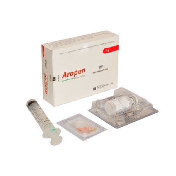 Aropen i.v (Inj) 1gm vial/injection in Bangladesh,Aropen i.v (Inj) 1gm vial/injection price , usage of Aropen i.v (Inj) 1gm vial/injection