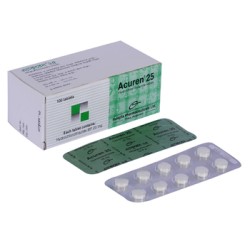 Acuren 25mg Tablet (Hydrochlorothiazide) Thiazide Diuretic Acuren 25mg Tablet (Hydrochlorothiazide) Thiazide Diuretic