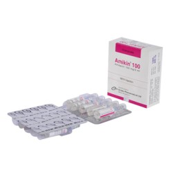 Amikin 100mg Injection 5-Pack (Amikacin) — C Amikin 100mg Injection 5-Pack (Amikacin) — C