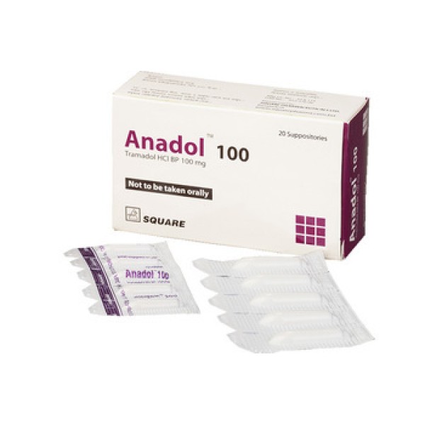 Anadol 100 mg Suppository Anadol 100 mg Suppository