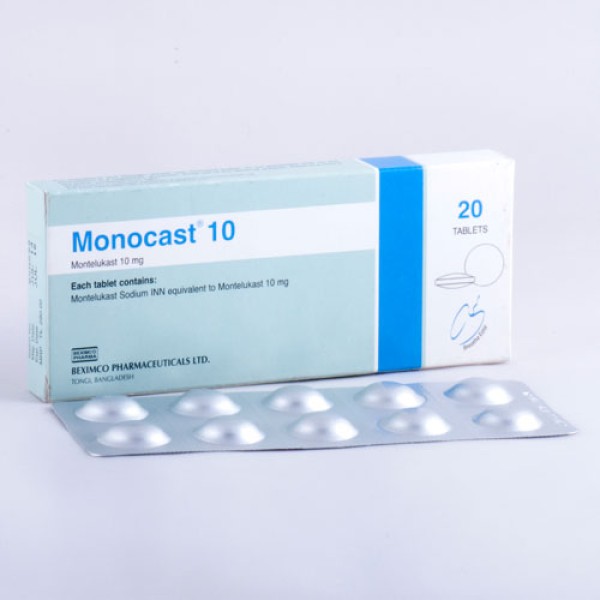 Monocast 10 tablet, 14800, Montelukast