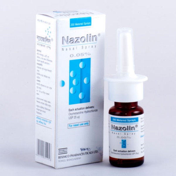 Nazolin Nasal Spray, 16913, Oxymetazoline Hydrichloride