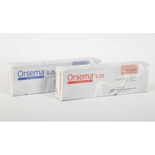 orsema 0.25 mg SC  injection, ,