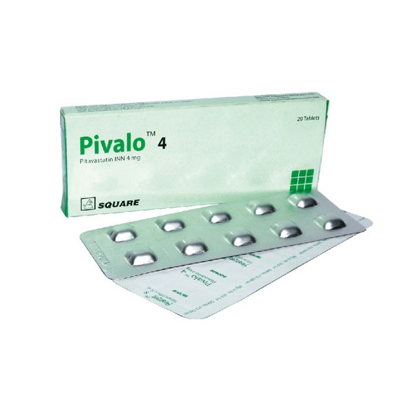 Pivalo 4mg Tablet, Pitavastatin, Pitavastatin